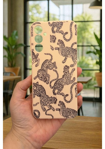 Samsung Galaxy A14 Uyumlu Leopar Desenli Silikon Darbe Emici Klasik Korumalı Rubber Kılıf fiyatları