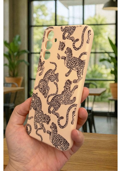 Samsung Galaxy A14 Uyumlu Leopar Desenli Silikon Darbe Emici Klasik Korumalı Rubber Kılıf fırsatları