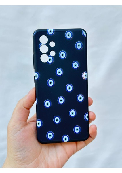 Samsung Galaxy A32 -Nazar Boncuk Desenli Silikon Darbe Emici Klasik Korumalı Rubber Kılıf fiyatları