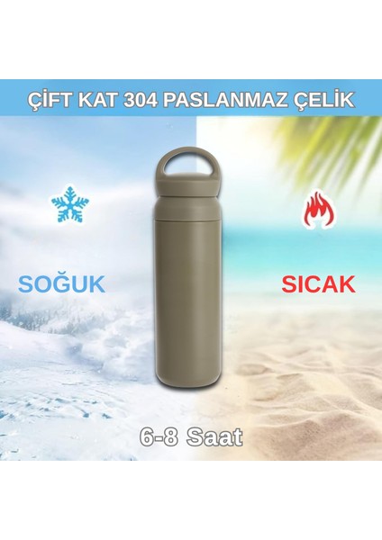Paslanmaz Çelik Tutacaklı Termos 500 ml -Vakumlu Sızdırmaz Termos fiyatları