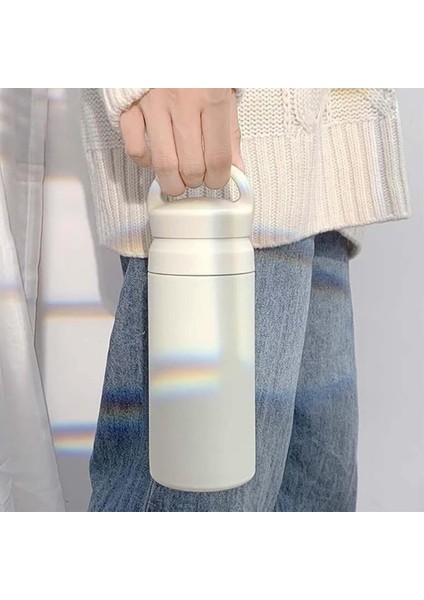 Paslanmaz Çelik Tutacaklı Termos 500 ml -Vakumlu Sızdırmaz Termos