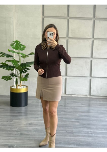 Yırtmaçlı Şort Astarlı Etek modelleri