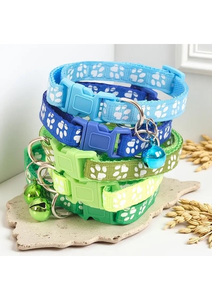 Ayarlanabilir Yumuşak Köpek & Kedi Tasmaları Zilli Turuncu modelleri