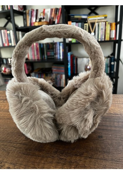 1 Adet Kışlık Peluş Kulaklık Katlanabilir Soğuktan Kulak Koruyucu Pelüş Kulaklık