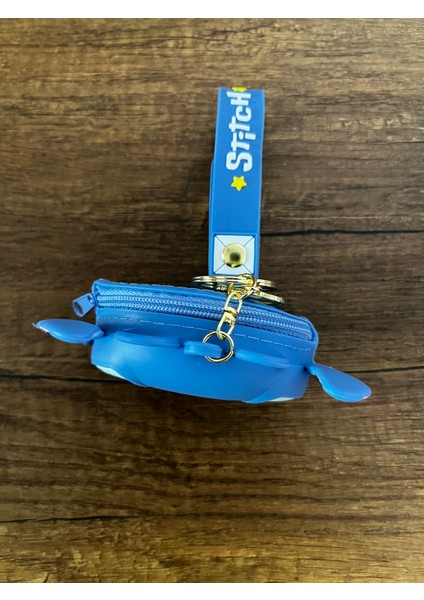 Kız Çocuk Stitch Silikon Cüzdan Stiç Stik Çanta Süsü Charm Anahtarlık 1 Adet fiyatları