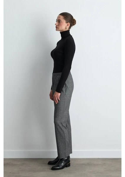 Balıksırtı Havuç Pantolon - Gri indirimleri