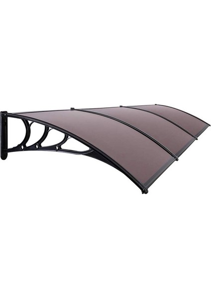 Kapı Pencere Üstü Pratik Sundurma 300 x 100 cm Siyah fiyatları