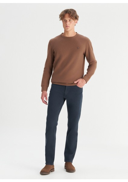 Düşük Bel Straight Indigo Erkek Denim Pantolon MW15QLT35X Indigo Denim Pantolon modelleri