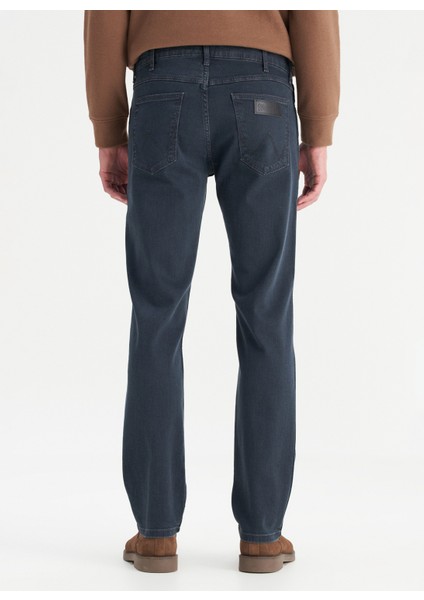 Düşük Bel Straight Indigo Erkek Denim Pantolon MW15QLT35X Indigo Denim Pantolon indirimleri