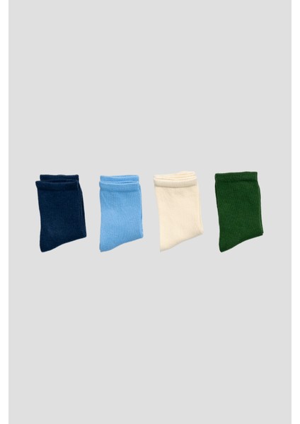 4 Çift Pamuklu Çocuk Soket Çorap fiyatları