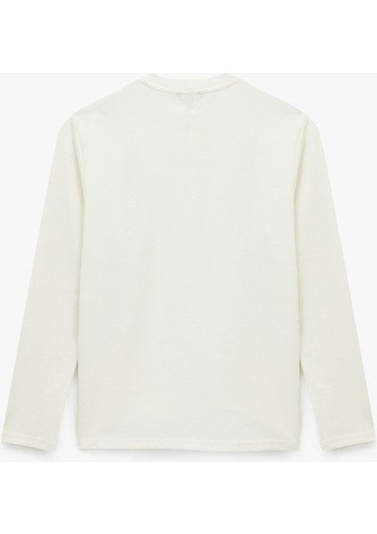 Regular Fit Düğmeli Hakim Yaka Uzun Kollu Tişört fiyatları