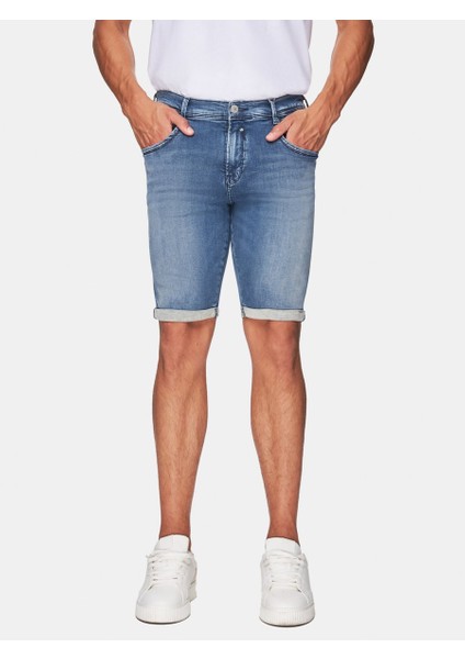 Cary Orta Mavi Bermuda fiyatları