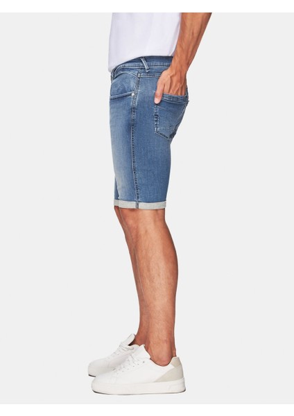 Cary Orta Mavi Bermuda fırsatları