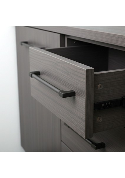 Nova Metal Füme 160 mm Mobilya Kulp Çekmece Dolap Kapak Kolu Kulpu Kulpları Dayanıklı Tasarım Kulbu fiyatları