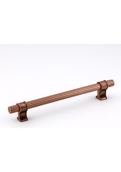 Hisar Soft Antik Bakır Metal Çizgili 160MM Kulp Mobilya Çekmece Dolap Kapak Kulpu Dayanıklı Kulpları