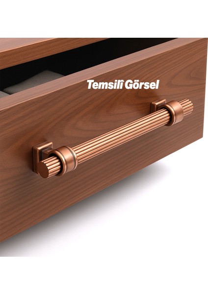 Hisar Soft Antik Bakır Metal Çizgili 160MM Kulp Mobilya Çekmece Dolap Kapak Kulpu Dayanıklı Kulpları modelleri