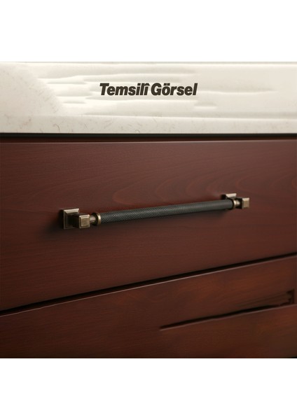 Talas 224 mm Tırtıklı Antik Bakır Metal Kulp Kapak Kulpu Dayanıklı Kulpları Mobilya Çekmece Dolap fırsatları