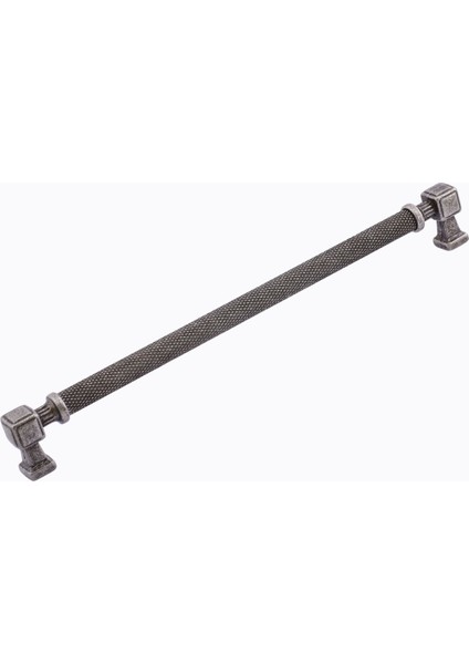 Talas Antik Gümüş Metal Tırtıklı Kulp 320 mm Kulpları Mobilya Çekmece Dolap Kapak Kulpu Dayanıklı