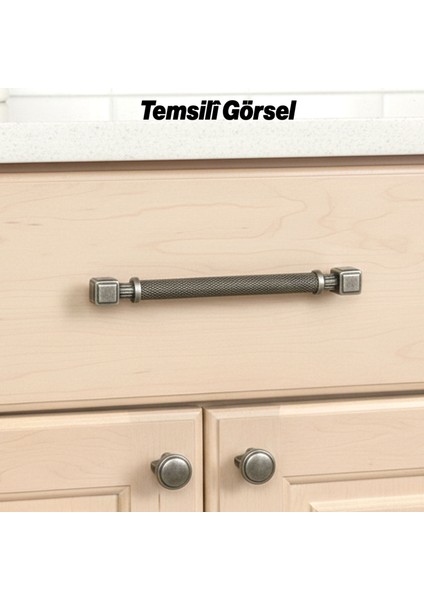 Talas Antik Gümüş Metal Tırtıklı Kulp 320 mm Kulpları Mobilya Çekmece Dolap Kapak Kulpu Dayanıklı fiyatları