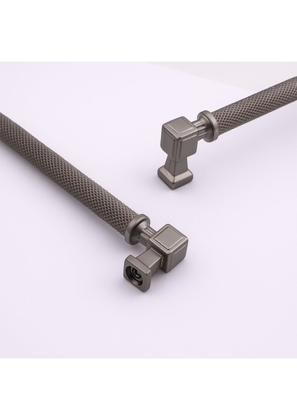 Talas 288 mm Soft Füme Renk Metal Kulp Tırtıklı Kapak Kulpu Dayanıklı Kulpları Mobilya Çekmece Dolap modelleri