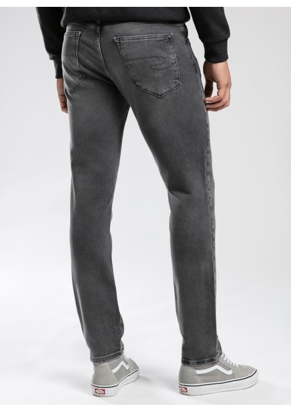 Normal Bel Slim Straight Gri Erkek Denim Pantolon 261 Lcm 121013 Jagger Aldora Vbl fırsatları