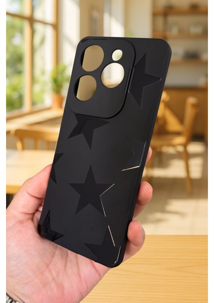 Infinix Hot 40 Uyumlu Star Silikon Darbe Emici Klasik Korumalı Rubber Kılıf fırsatları