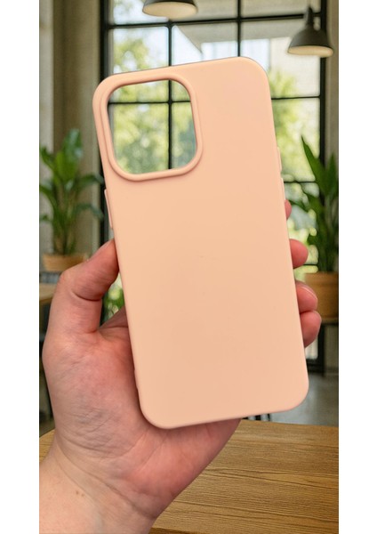 iPhone 15 Pro Max - Silikon Darbe Emici Klasik Korumalı Rubber Kılıf