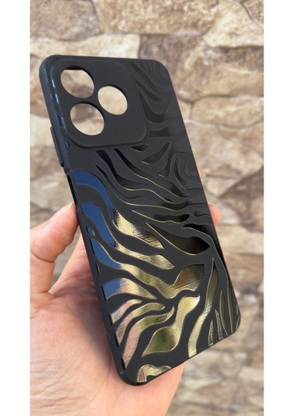 Realme C63 Uyumlu Zebra Desenli Silikon Darbe Emici Klasik Korumalı Rubber Kılıf fırsatları