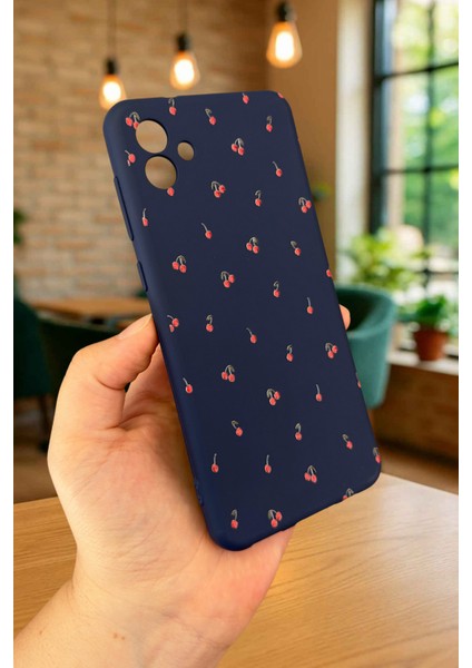Samsung Galaxy A04 - Mini Kiraz Desenli Silikon Darbe Emici Klasik Korumalı Rubber Kılıf fırsatları