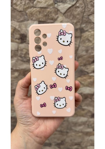 Samsung Galaxy A32 Uyumlu Hello Kity Silikon Darbe Emici Klasik Korumalı Rubber Kılıf fiyatları
