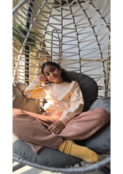 Kız Çocuk Uzun Kollu Şık Takım, Eşofman, Rahat, Modern Tarz fiyatları