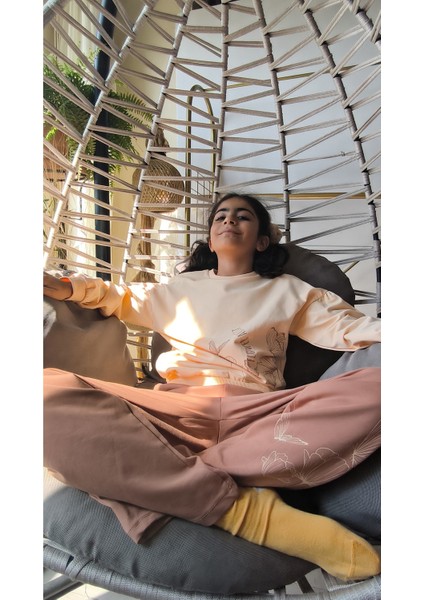 Kız Çocuk Uzun Kollu Şık Takım, Eşofman, Rahat, Modern Tarz modelleri