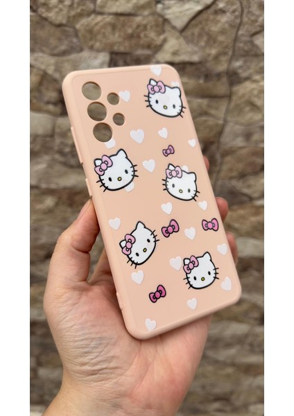 Samsung Galaxy A32 Uyumlu Hello Kity Silikon Darbe Emici Klasik Korumalı Rubber Kılıf fırsatları