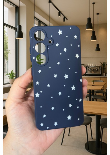 Samsung Galaxy S25 - Minimal Yıldız Desenli Silikon Darbe Emici Klasik Korumalı Rubber Kılıf fiyatları