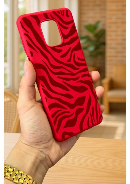 Xiaomi Redmi Note 9 Pro/9s Uyumlu Zebra Desenli Silikon Darbe Emici Klasik Korumalı Rubber Kılıf modelleri