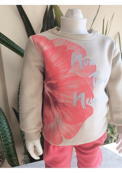 Kız Çocuk Alt Üst Takım Uzun Kollu Eşofman Rahat Şık Modern Tasarım fırsatları