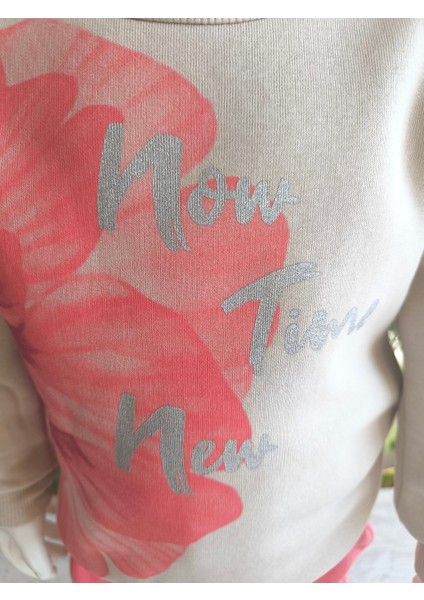 Kız Çocuk Alt Üst Takım Uzun Kollu Eşofman Rahat Şık Modern Tasarım