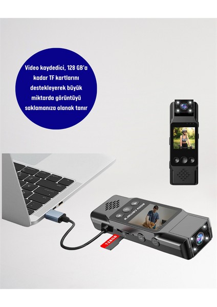 Hareket Algılayıcılı Taşınabilir Mini Kamera – 3mp Fotoğraf Düşük Güç - M879B622-N74 indirimleri