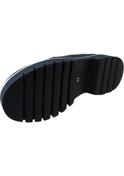 D25KA-3235 Kadın Hakiki Deri Tokalı Günlük Loafer Casual Ayakkabı Siyah indirimleri