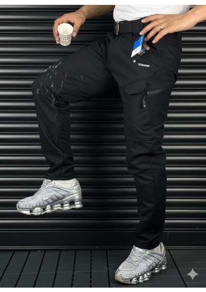 Unısex Softshell Su Dayanıklı ve Rüzgar Geçirmez Içi Polarlı Kışlık Taktik Pantolon fiyatları