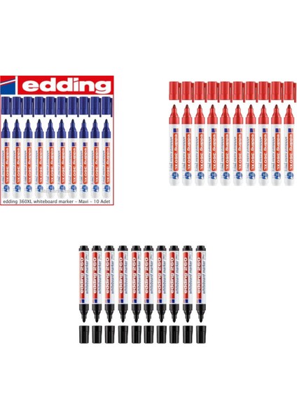 Gezginler Kırtasiye Edding Tahta Kalemi Seti 30 Adet +Mürekkep+Silgi fiyatları