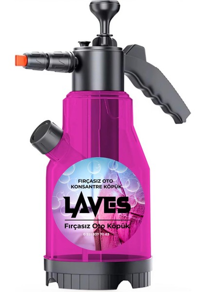 Oto Şampuan (Renkli Oto Köpük)+ Geniş Hacimli El Pompası modelleri