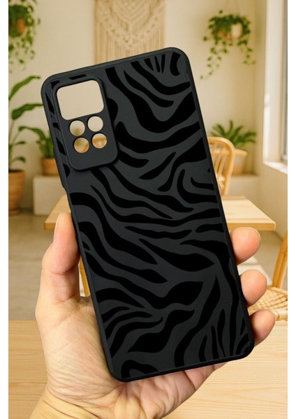 Redmi Note 11PRO/NOTE 12PRO4G Silikon Zebra Desenli Darbe Emici Klasik Korumalı Rubber Kılıf