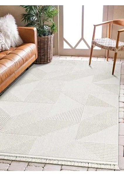 Delhi 3009 Kemik Serisi Bukleli Dokuma Halı Antre Yolluk Çocuk Odası Oturma Odası Salon Halısı