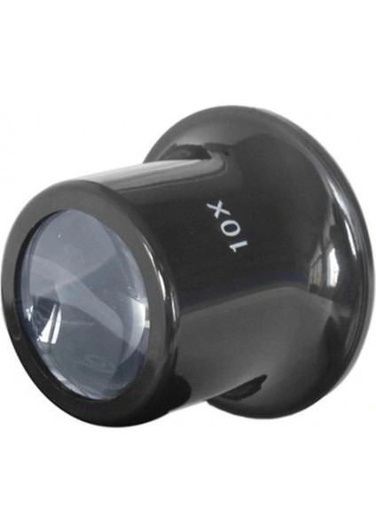 10X Büyütmeli Saat Takı Onarım Için Cam Lensli Optik Göz Büyüteç