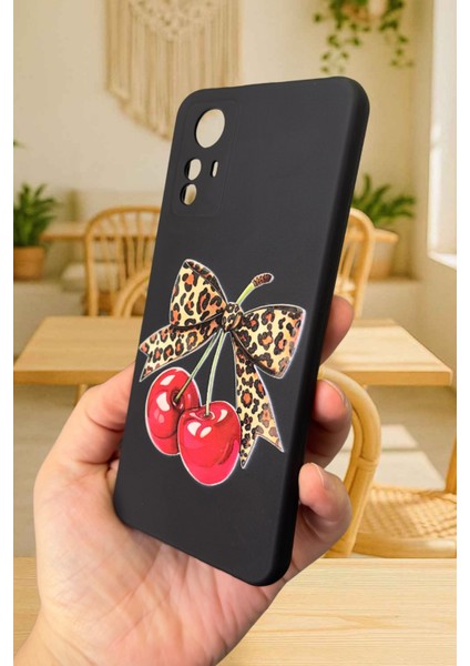 Redmi Note 12S Uyumlu Kiraz Leopar Fiyonk Desenli Silikon Darbe Emici Rubber Kılıf fırsatları
