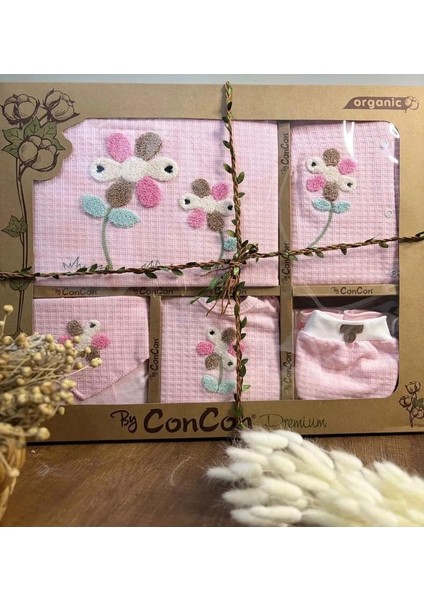 Kız Bebek Pamuklu - 10LU Hastane Çıkışı - Yenidoğan Set Punch Işelemeli Organic Kumaş fiyatları