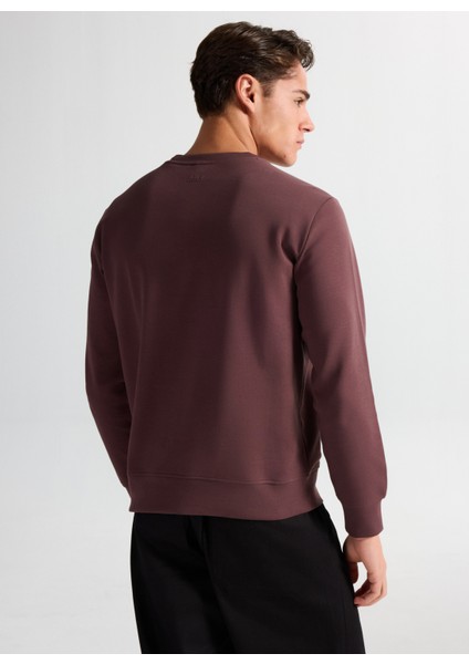 Gmg Fırenze Bisiklet Yaka Mürdüm Erkek Sweatshırt GU25MFW08024 indirimleri