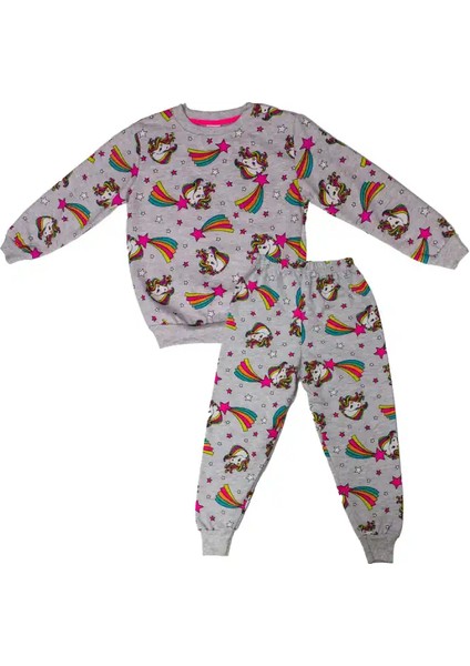 Unıcorn Gökkuşağı Pijama Tk.