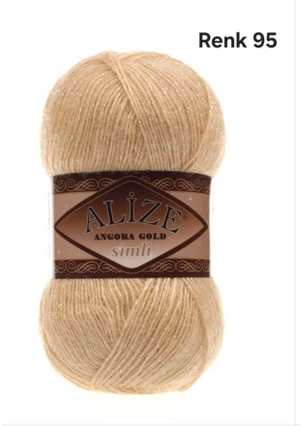 Alize Angora Gold Simli Renk 95